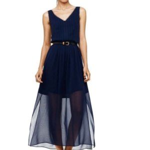 Club Monaco Navy Tomi Dress Sz 0 EUC